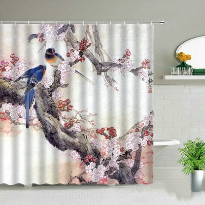 Chinese Style Shower Curtain Bathroom 7~10days