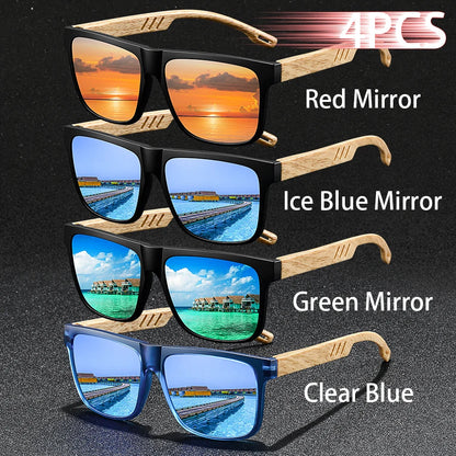 4PCS Luxury Designer Sunglasses Set 9~13days