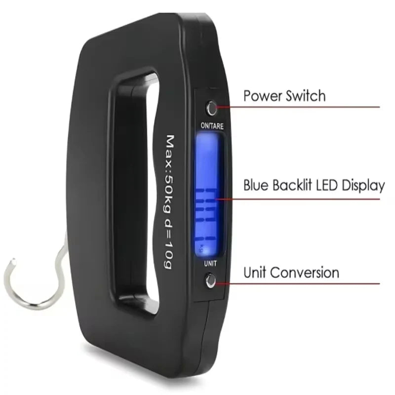 50kg/10g Digital Luggage Scale Electronic 7~12days