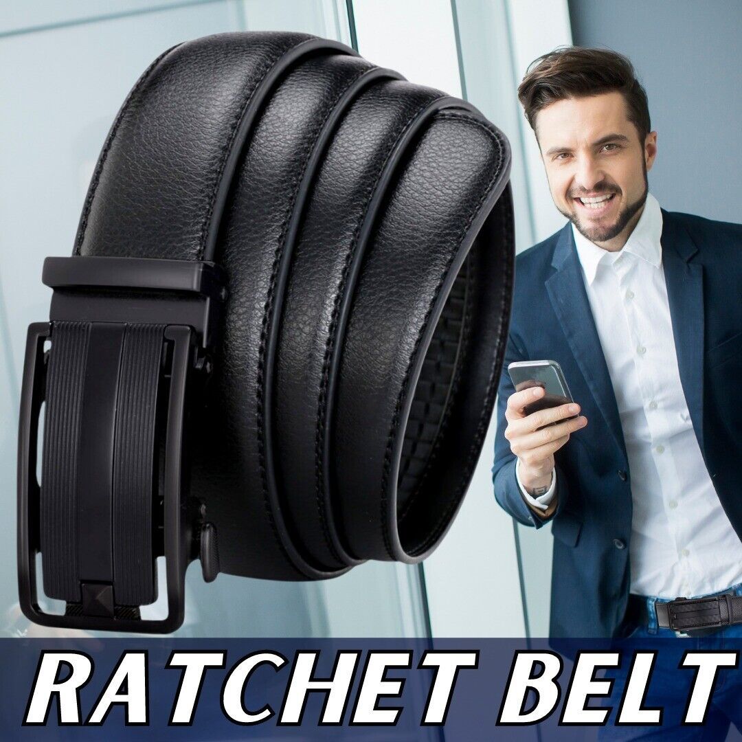 Men's Ratchet Belt Leather 1-5days