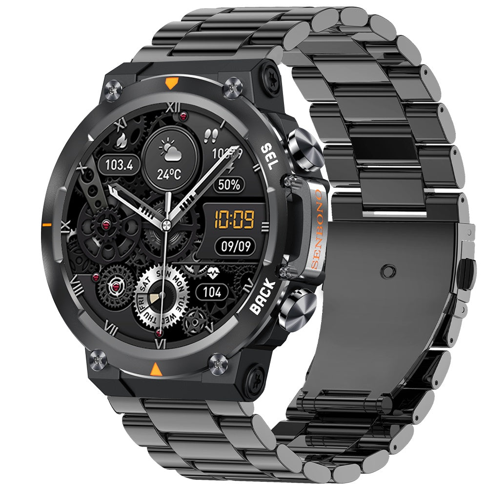 MAX18 Men Smartwatch 1.43 inch AMOLED Big Screen BT Calls Gesture Control AI Voice Sports 3-7 days