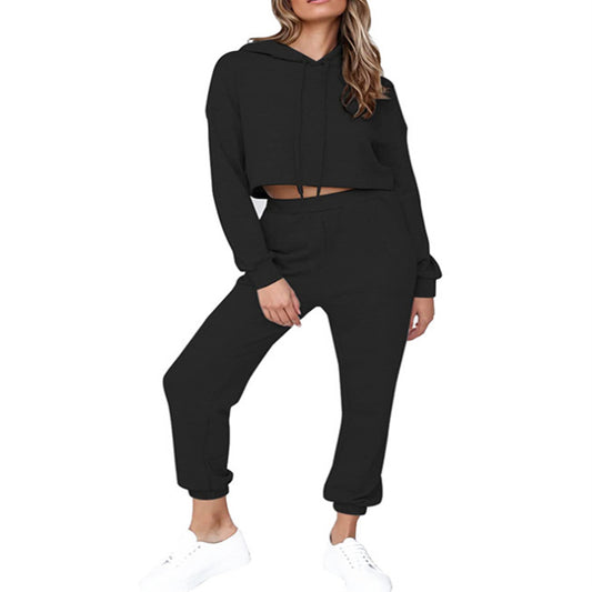 Casual Hoodie Suit Sportswear Home Furnishing Two-Piece Set