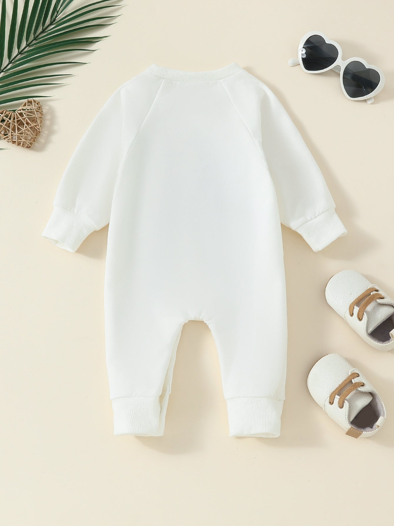 Baby One-piece Romper Long Climbing Love