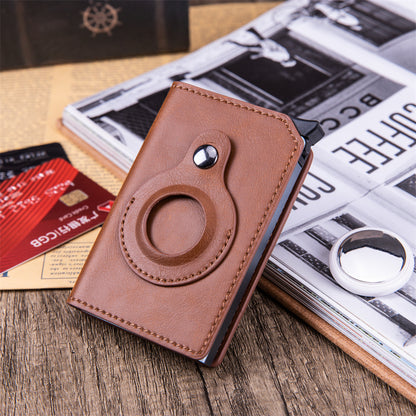 Men's Anti-theft Swipe Card Holder Tracker Hole 3-7days