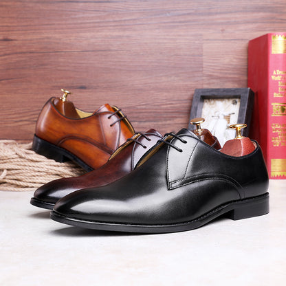 Large Size New Dress Leather Shoes Men's Casual Business Shoes