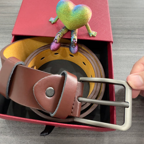 Belt For Dad - Brown - Red 3-5 days