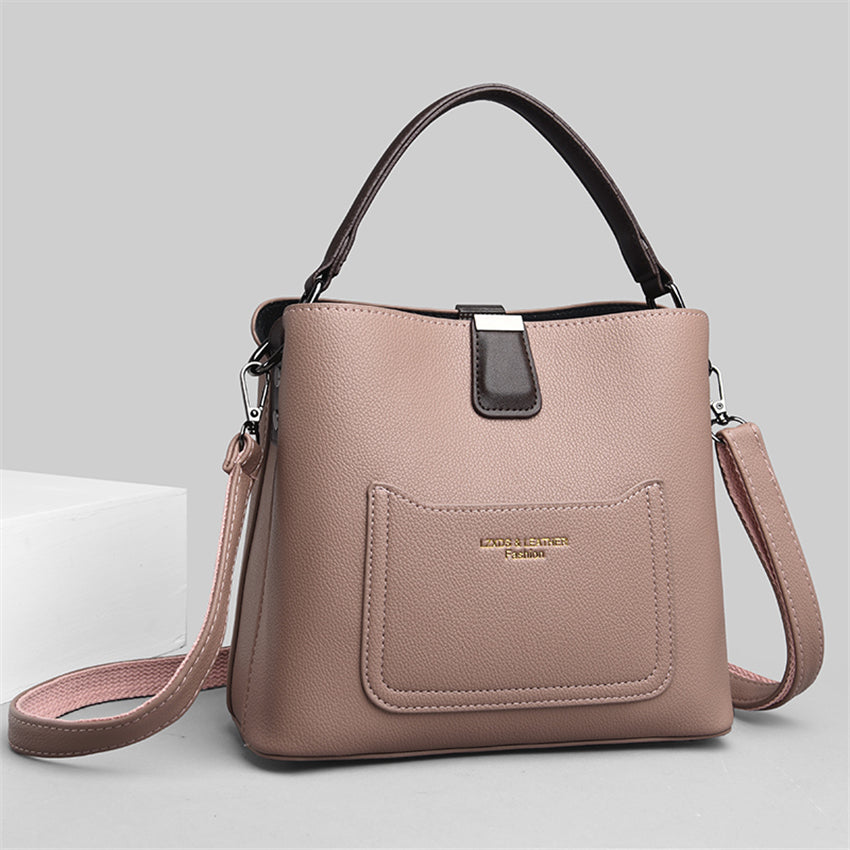 Summer New Ladies All-match One-shoulder Bucket Bag