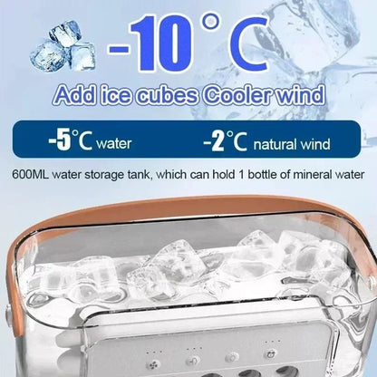 Portable Humidifier Air Conditioner Fan Household Hydrocooling Water Mist Cooler Portable Air Adjustment for Office 3 Speed Fan 11 to 14 Days Delivery