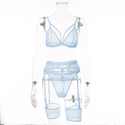 Sexy Five-Piece Set with Garter Holder