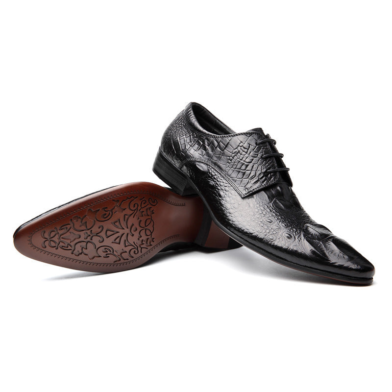 Hairdresser Men's Dress Handmade Leather Shoes