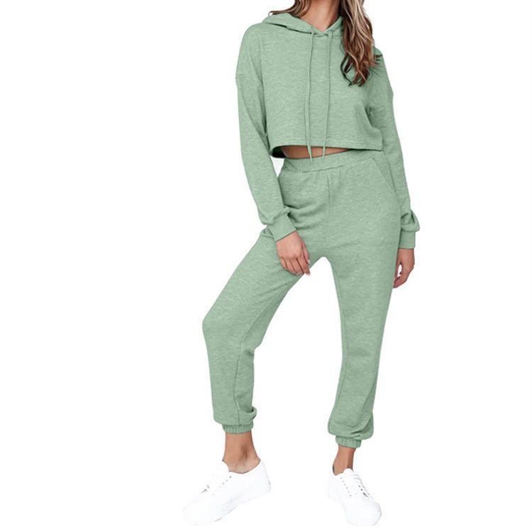 Casual Hoodie Suit Sportswear Home Furnishing Two-Piece Set