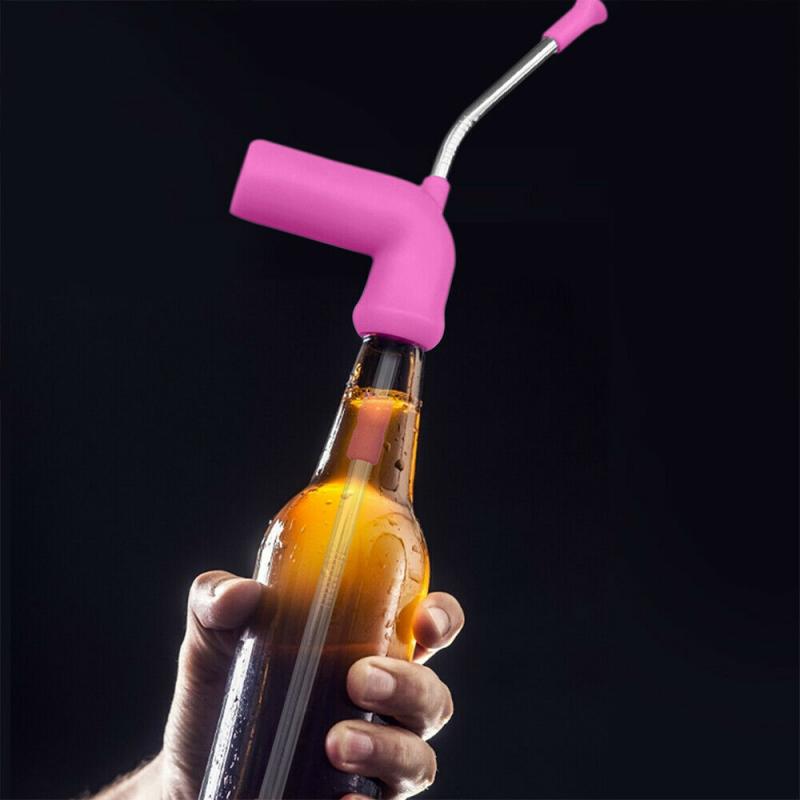 Beer Snorkel Straw Beer Bong Funnel Slammer Double Snorkel Drinking Beer Bar Tools Festivals Party Dispenser Beer Brewing