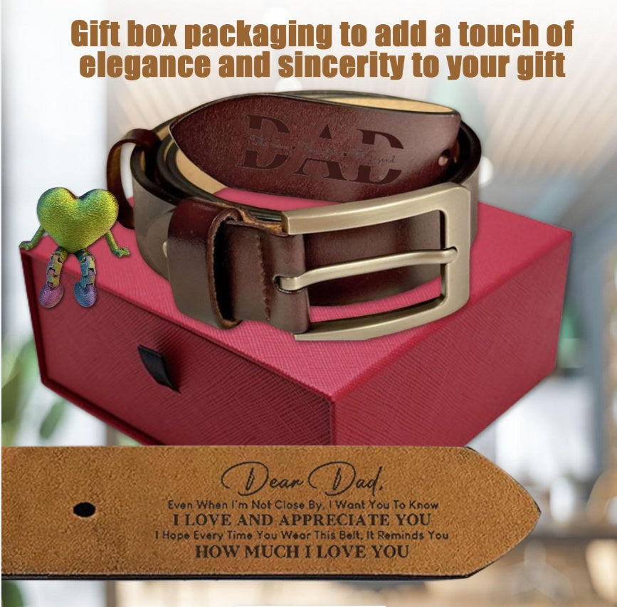 Belt For Dad - Brown - Red 3-5 days