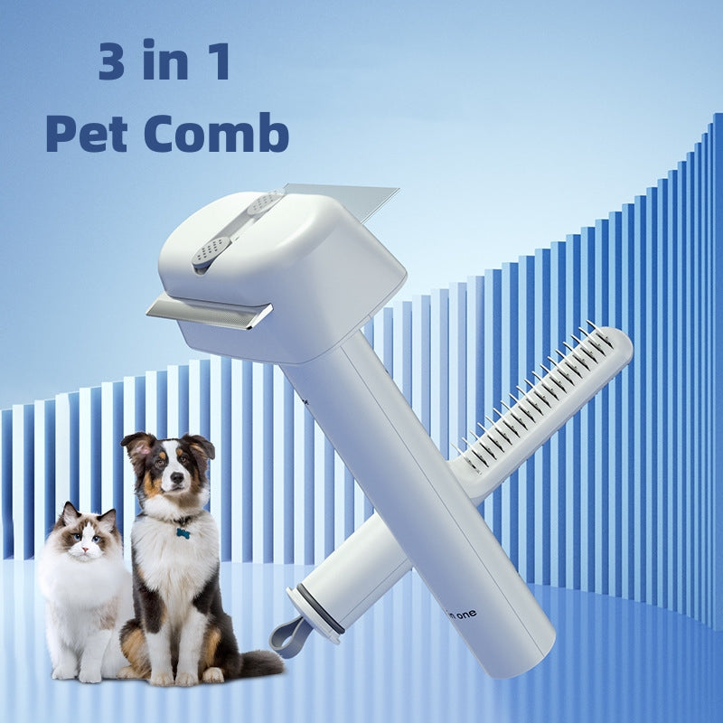 Three-in-one Pets Hair Unknotting Comb Hair Device Cat Pet Products