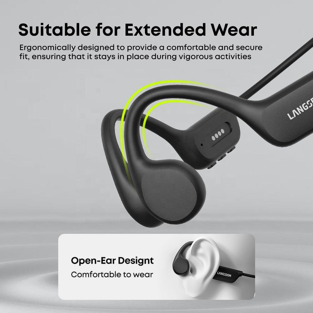 IPX8 Waterproof Headset Swimming Bluetooth Headphones With 32G TF Card 3-5 days
