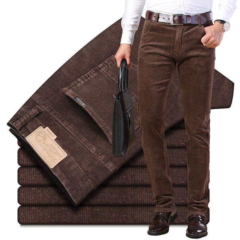 Autumn And Winter Stretch Casual Pants Men's Corduroy Men's Pants