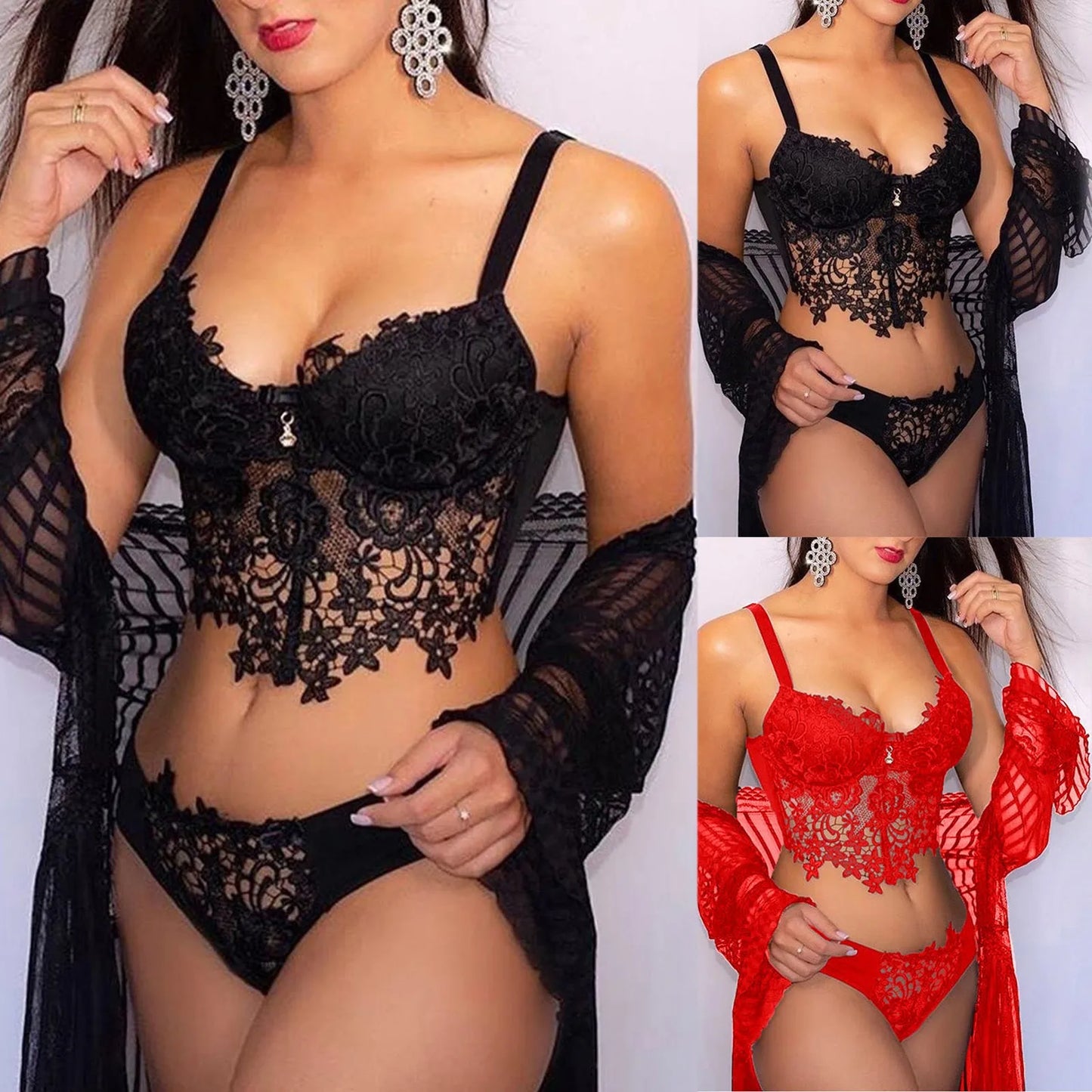 S-3XL Sexy Lingerie Sexy Hot Erotic Underwear Sleepwear Women Costumes G-String Underwear Set Porno Sex Female Erotic Lingerie