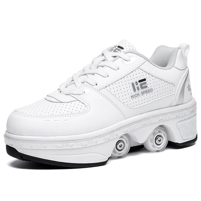 Dual-purpose Roller Skating Deformation Shoes