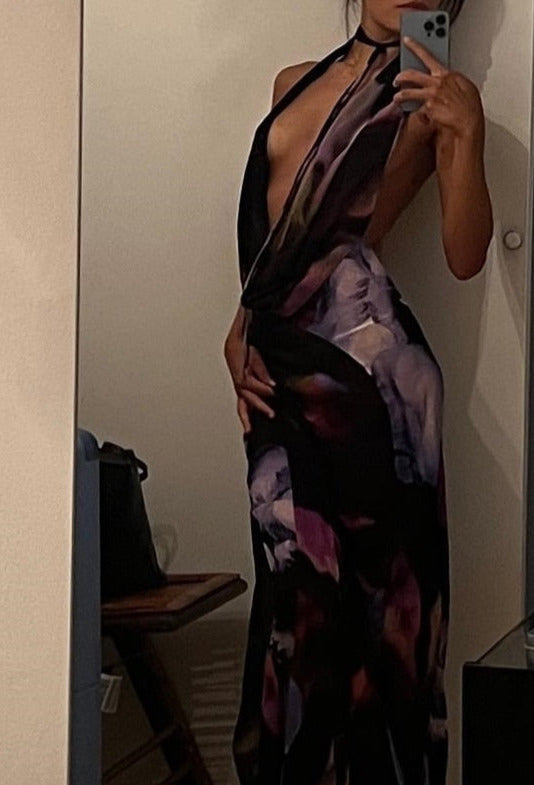 Backless Sexy Maxi Dress