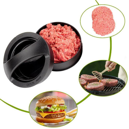 Stuffed Burger Press Kit Hamburger Patty Non Stick Molds Maker Tool Sliders BBQ