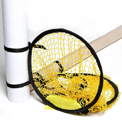 Portable Football Net with Highlighted Scoring Zones Foldable Soccer Target Goal Training for Quarterbacks Football Practice