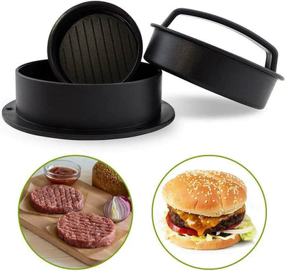 Stuffed Burger Press Kit Hamburger Patty Non Stick Molds Maker Tool Sliders BBQ