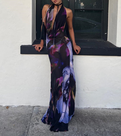 Backless Sexy Maxi Dress