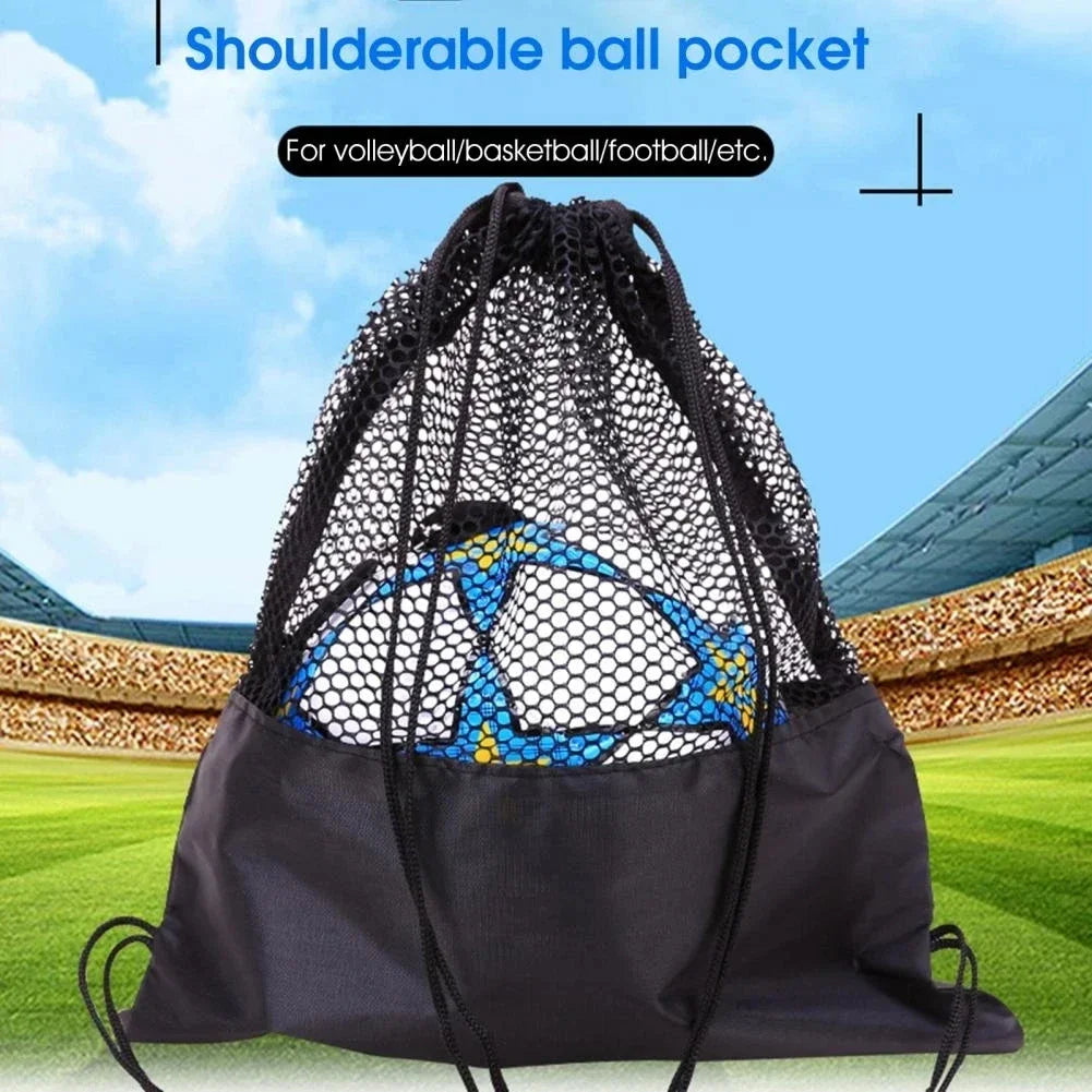 Portable Basketball Cover Mesh Bag Football Soccer Storage Backpack Outdoor Volleyball Ball Storage Bags Basketball Backpack