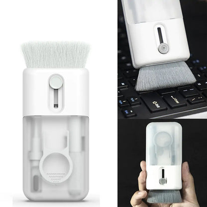 Multifunctional Cleaner Kit for Airpods Earbuds Cleaning Pen brush Bluetooth Earphones Case Cleaning Tools with Storage Box