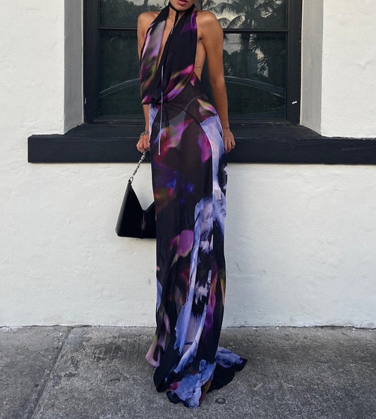 Backless Sexy Maxi Dress