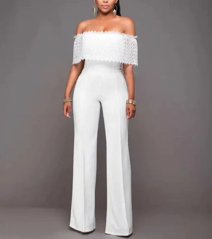 Cropped Top + Long Trousers Set