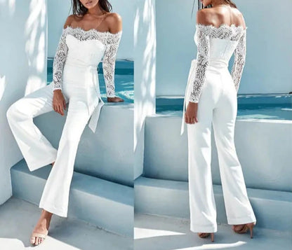 Cropped Top + Long Trousers Set